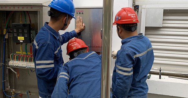 國(guó)電投-沙壩電站語(yǔ)音報(bào)警箱安裝調(diào)試